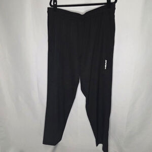 Men's HEAD Black Sweatpants & Joggers XL with White Logo